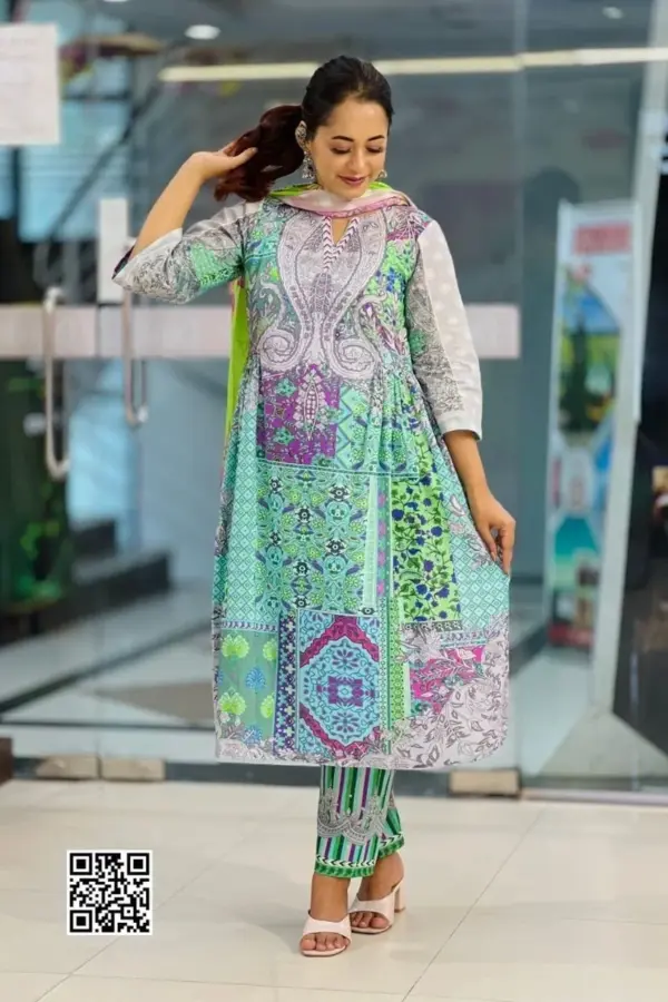 spring cotton digital printed unstitched salwar suit – 10