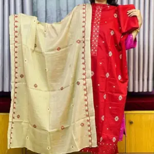 spring cotton machine embroidered salwar suit 2 (copy)