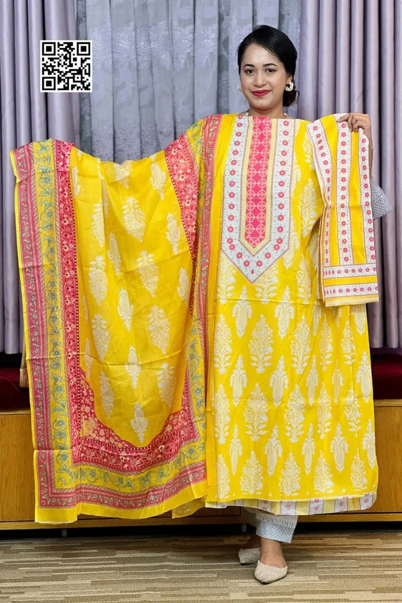 spring cotton digital printed unstitched salwar suit 3 spring cotton digital printed unstitched salwar suit 3
