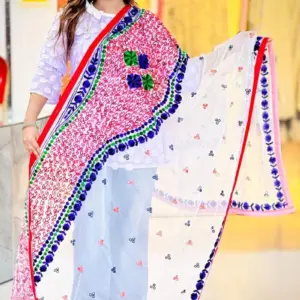 white color ari work net dupatta 3 (copy)