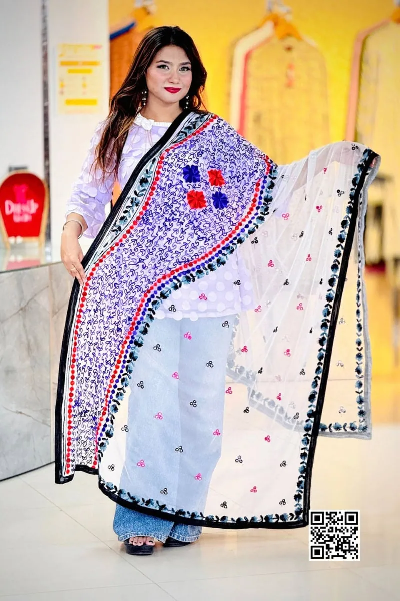 white color ari work net dupatta 4 (copy) white color ari work net dupatta 4 (copy)