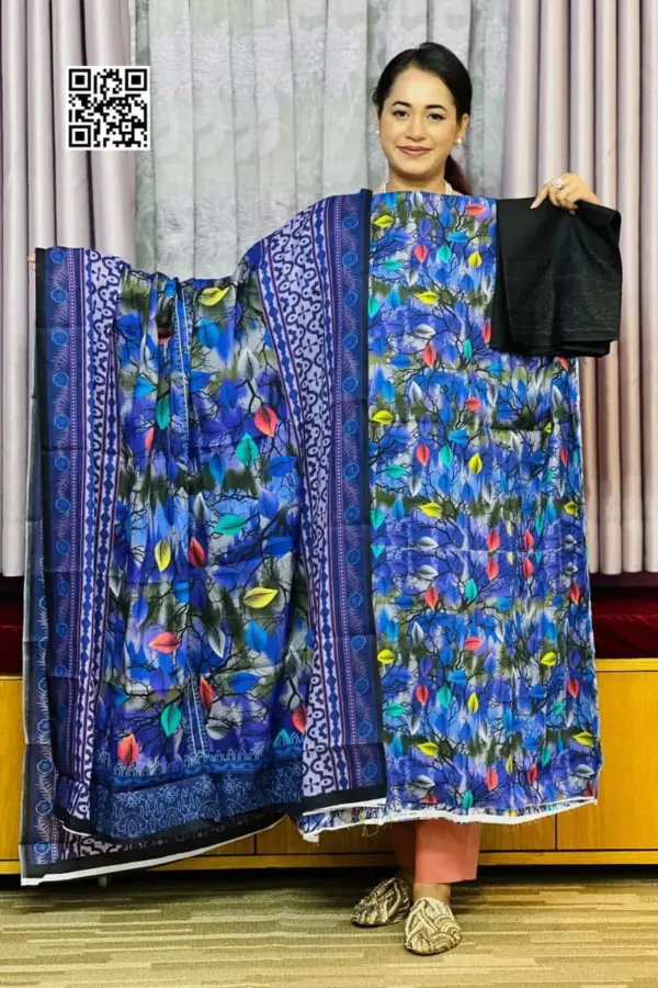 spring cotton machine embroidered salwar suit – 8