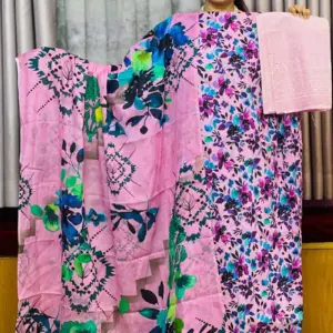 spring cotton machine embroidered salwar suit – 5