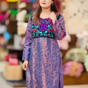 silk screen printed patch worked kurti 1 (copy)