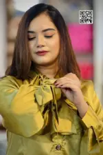 olive colour samu silk tops