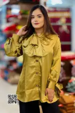 olive colour samu silk tops