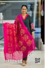 dark bottle color fancy viscose screen printed co ords set