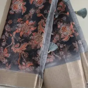 organza silk saree – 7 (copy)