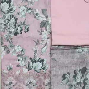 fresh mint color unstitched cotton salwar suit (copy)