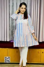 multi color printed switch cotton tops