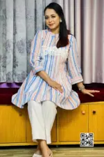 multi color printed switch cotton tops