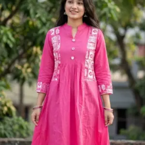hot pink voile sp midi