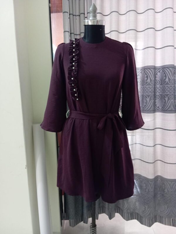 dark jaam color cy micro fabric co ords