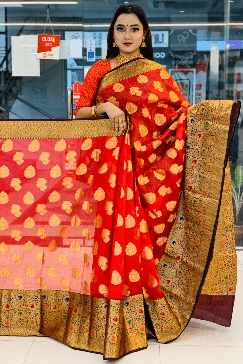 2496-1 exclusive katan saree