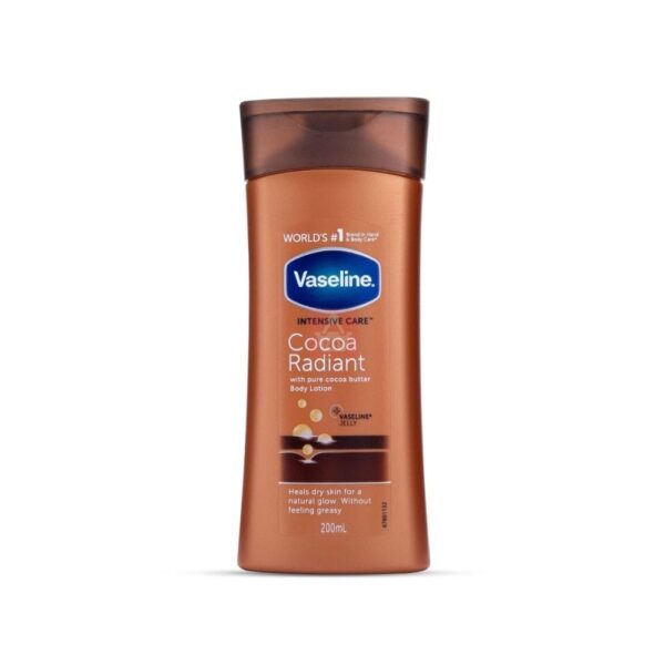 vaseline intensive care cocoa radiant body lotion 200ml