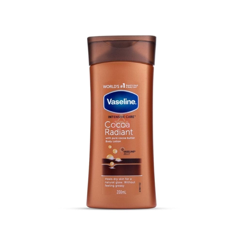 3684 vaseline intensive care cocoa radiant body lotion 200ml