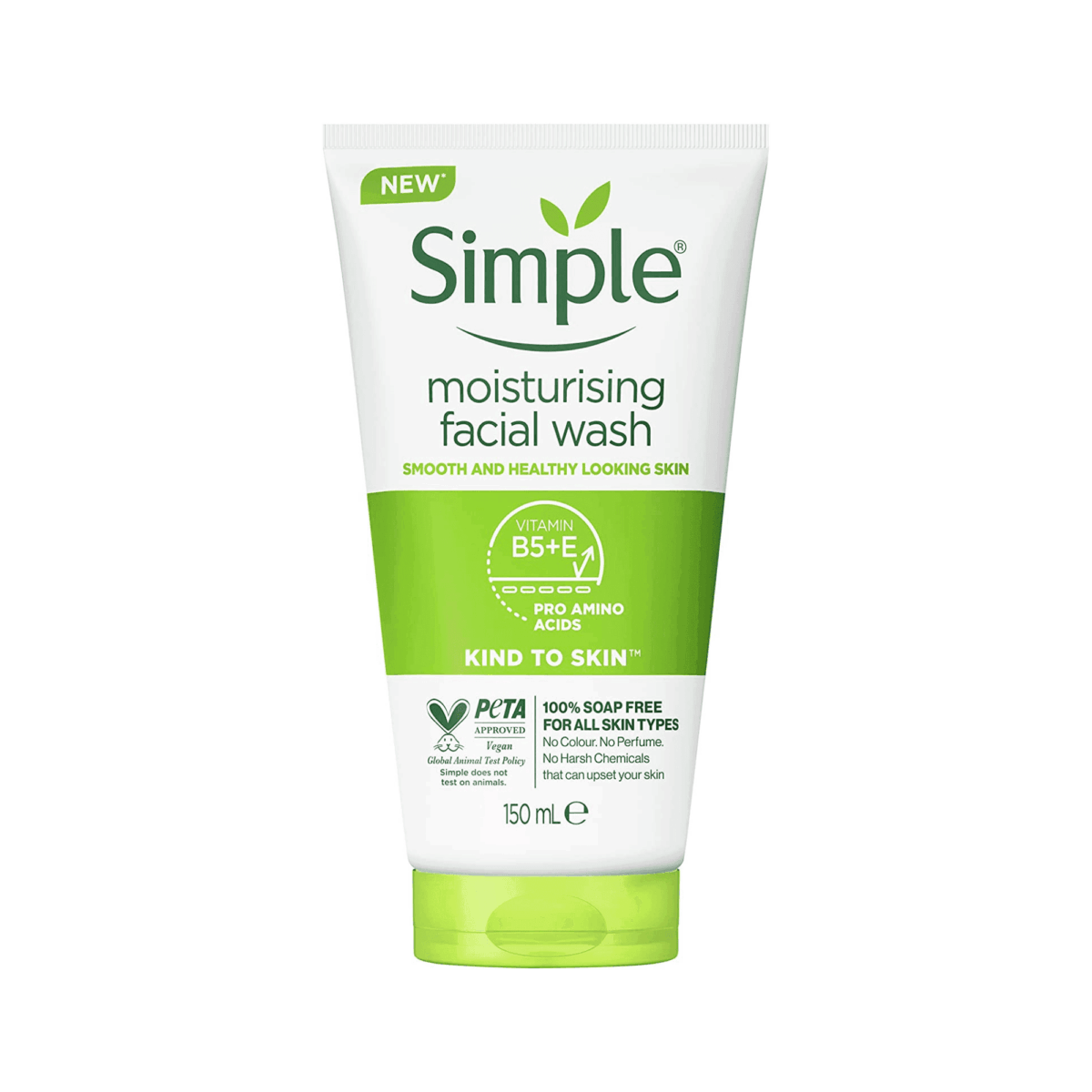 simple moisturizing facial wash