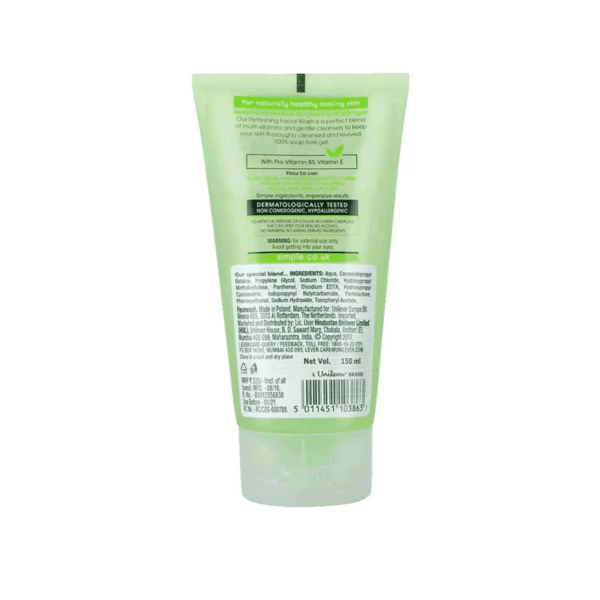 simple refreshing facial wash (150ml)