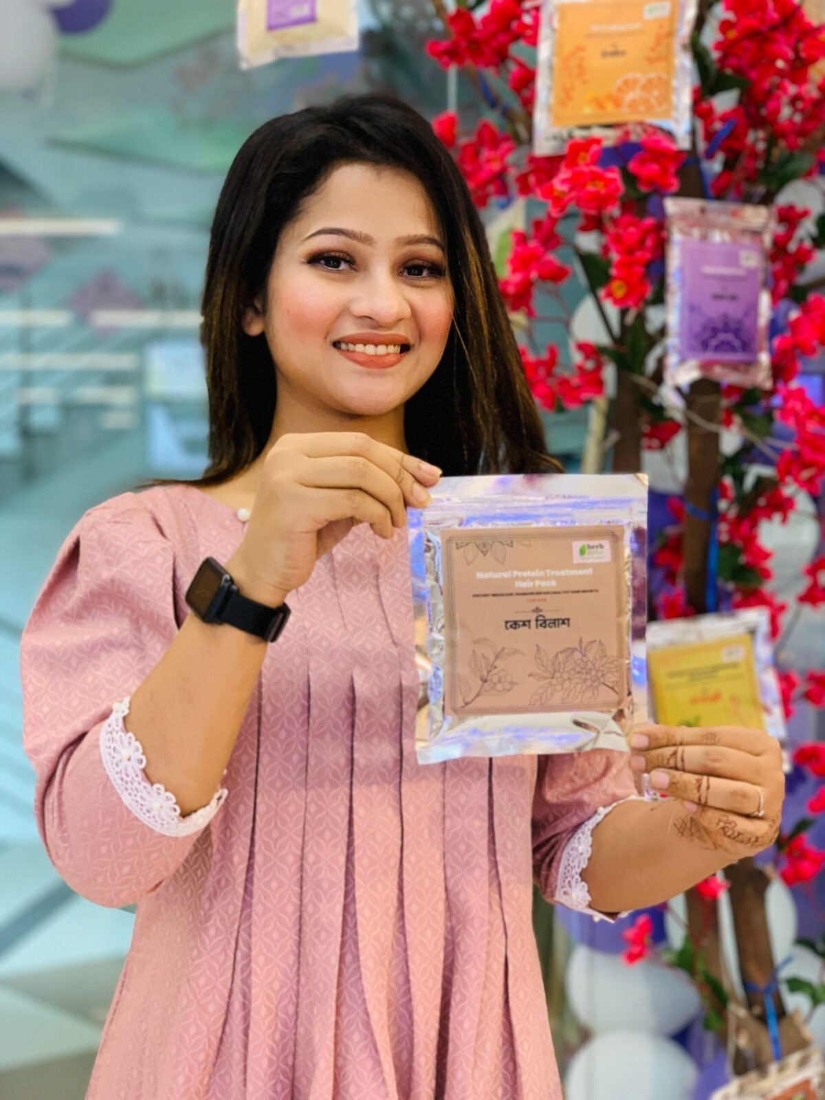 natural protein treatment hair pack । কেশ বিলাশ (120 gm)